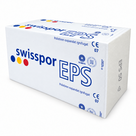 Polistiren expandat EPS 50 Swisspor 50 mm, 1000 x 500 mm